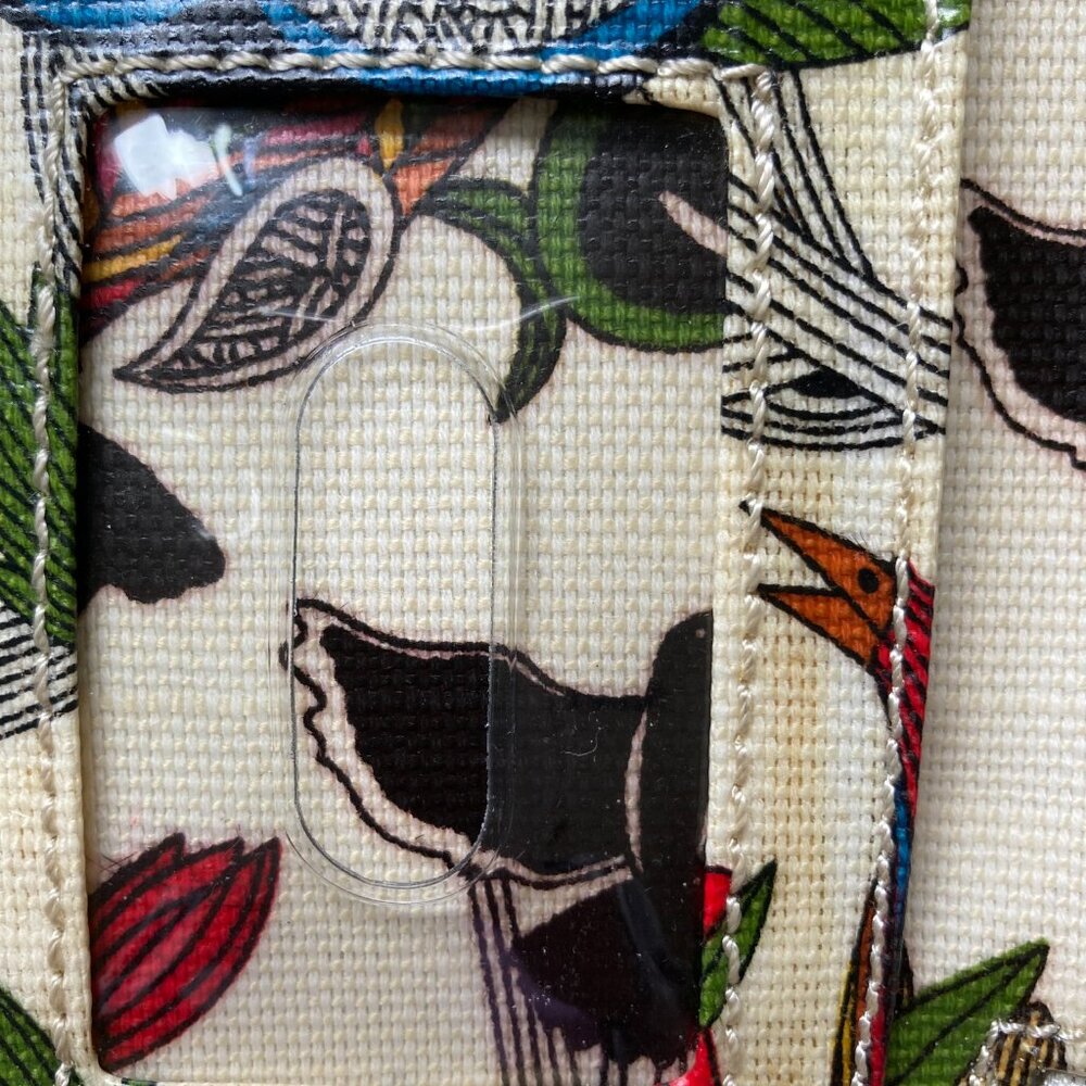 Sakroots Nature Bird Design Wristlet Wallet - Picture 7 of 10